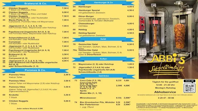 BookNoFees: Restaurante – Abbis Imbiß – Anröchte – Abbis Imbiß, foto 2