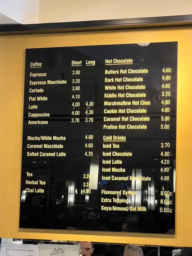 BookNoFees: Cafetería – Butlers Chocolate Café – Dublin – Butlers Chocolate Café, foto 2