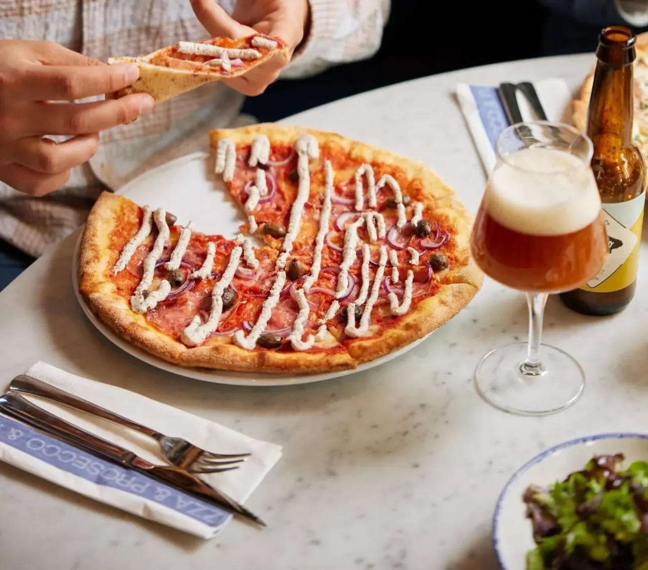 BookNoFees: Restaurante – De Pizzabakkers – Amsterdam – Los pizzeros, foto 1