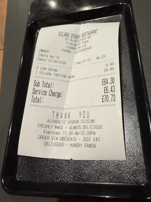 BookNoFees: Restaurante – Dilara Uyghur Restaurant – London – Restaurante Dilara Uyghur, foto 2