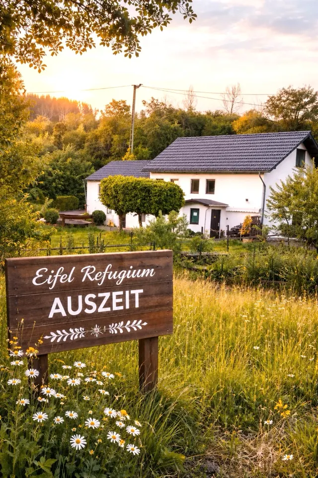 BookNoFees: alojamiento vacacional en Halenbach – Refugio en el Eifel: casa de campo con vista