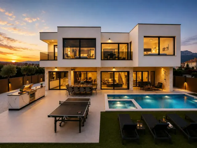 BookNoFees: alojamiento vacacional en Kaštel Stari – Villa Just be Alive · 5 recámaras · Gimnasio · Piscina · Jacuzzi