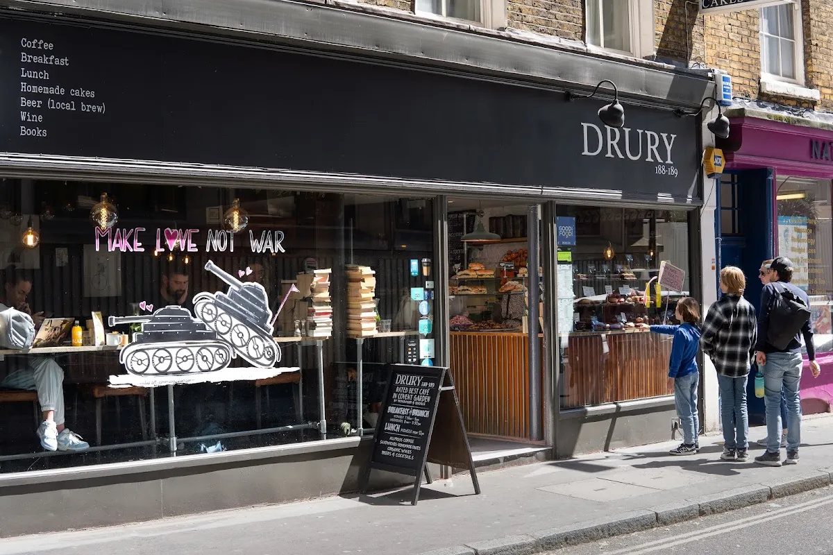 BookNoFees: Cafetería – Drury 188-189 – London – Drury 188-189, foto 1