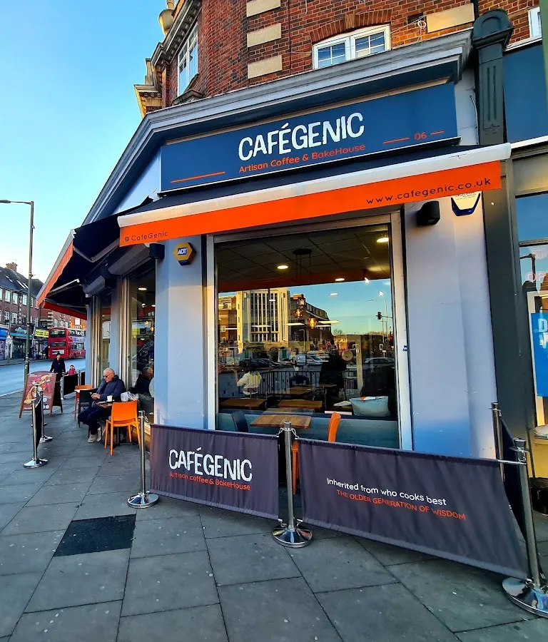 BookNoFees: Cafetería – CaféGenic – London – CaféGenic, foto 1
